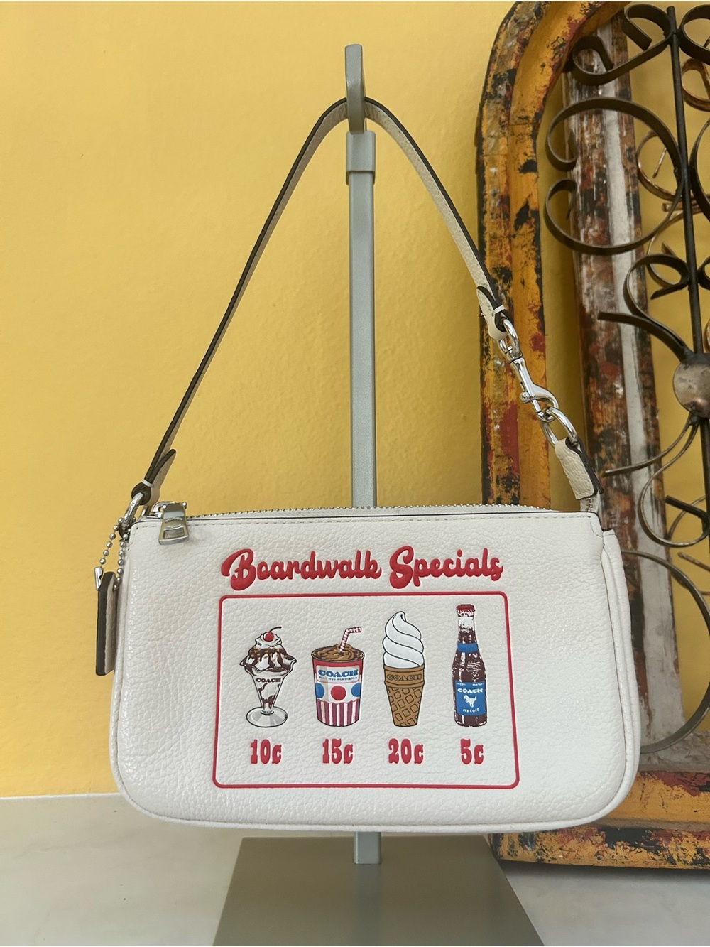 NWT Coach Boardwalk Specials Zip Shoulder Pouch